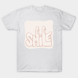 Thin Orange Smile T-Shirt